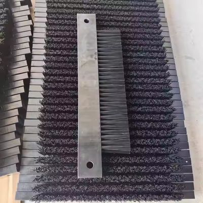 Industrial Aluminum Alloy Base Nylon Bristles Plate For Cleaning And Derusting