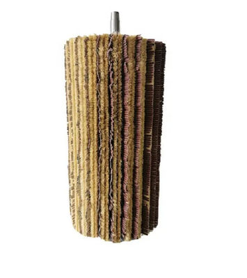Woodwork Polishing Abrasive Sanding Paper Tampico Sisal Fiber Strip Cylindrical Brush Roller