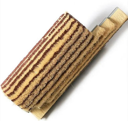 Woodwork Polishing Abrasive Sanding Paper Tampico Sisal Fiber Strip Cylindrical Brush Roller