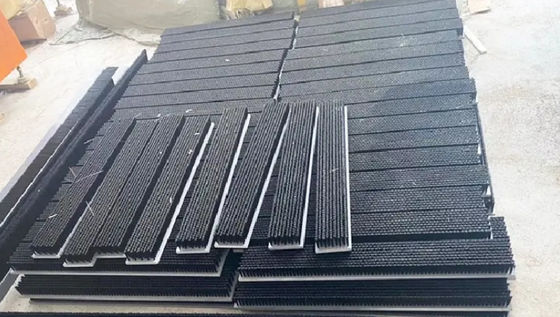 Metal Aluminum Sheet Buffer Assembly Replacement Panel Bristles Tufted Brush Table