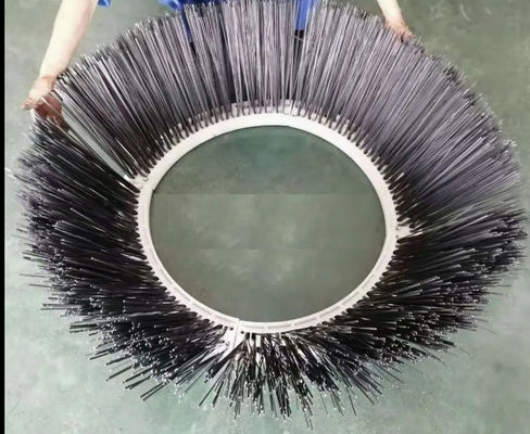 Used for Wayne 32 Holes 4 Segments Steel Side Brushes Gutter Broom