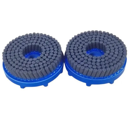 Durable Nylon Bristle 150mm Silicon Carbide CNC Deburring Brush Tool For Cylinder
