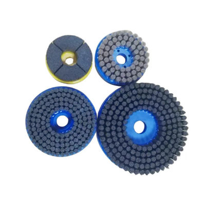 Durable Nylon Bristle 150mm Silicon Carbide CNC Deburring Brush Tool For Cylinder