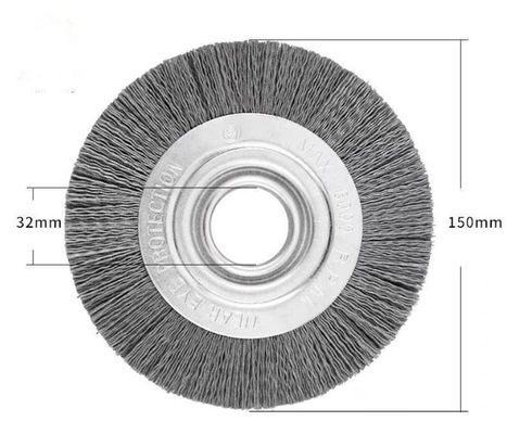 150mm OD Nylon Abrasive Circular Deburring Brushes