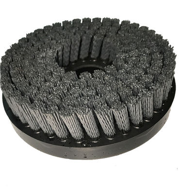 300mm Plate Disc Brush Abrasive Brushes With Silicon Carbide Wires For Polishing