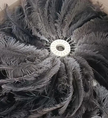 Ostrich Feathers Circular Brush for Car Dust Collecting