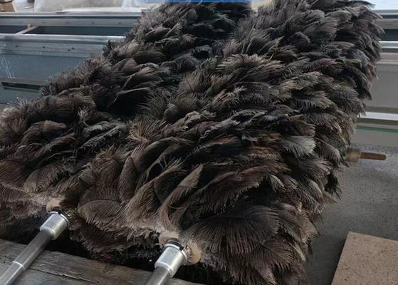 Ostrich Feathers Circular Brush for Car Dust Collecting