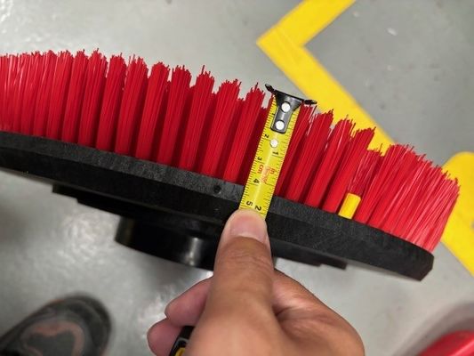 Floor Cleaning Brush for Scrubbing and Washing Machine for Cleaning Equipment Parts