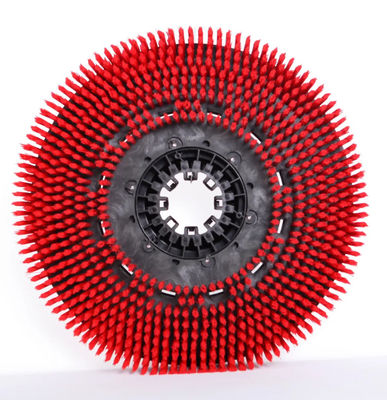 Red Heavy Duty Polishing Brush Disc Rotary Tool Bristles Floor Machine Cleaning Brush for Floor Scrubber Washer Clean