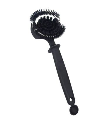 51/58mm Coffee Machine Head Cleaning Brush Circular Coffee Brush Long Handle Brewing Heads Cleaning Brush Kitchen Cleaning Tools