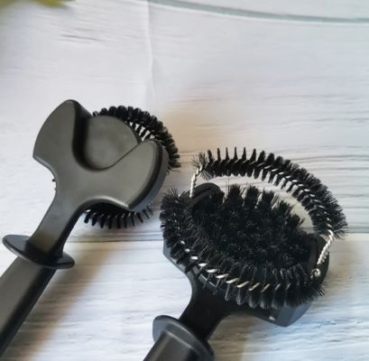 51/58mm Coffee Machine Head Cleaning Brush Circular Coffee Brush Long Handle Brewing Heads Cleaning Brush Kitchen Cleaning Tools