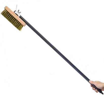 Oven Copper Wire Brush, Strong Aluminum Handle Cleaning Brush, Pizza Oven Brush