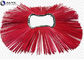 Bobcat Road Sweeper Snow Brush Easy Installation Snow Sweeper Brush PP Nylon Steel Mix Wire 275*915mm