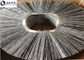 Galvanized Base Iron Road Sweeper Brush , Replacement Brushes For Road Sweepers