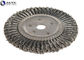Flat Crimped Wire Wheel Brush for Metal Polishing Galvanized iron OEM Accepted
