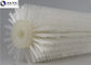 PP Nylon Bristle Spiral Cleaning Brush Roller , Industrial Cleaning Brushes OEM