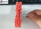Abrasive Nylon Wire Wheel Brush 1.4mm Wire Diameter Red Colour For Polishing