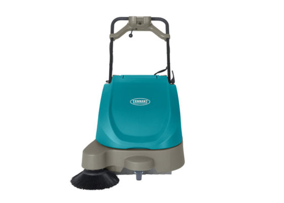 Durable Battery Powered Floor Sweeper With Double Reverse Rotation Brush