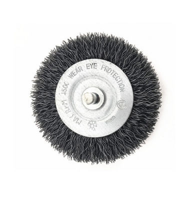 Thickness 10mm Wood Polishing Crimped Wire Wheel Brush 1000-5000r/min