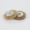 8500RPM 0.15mm Copper Plated Curved Wire Brush wear resistance
