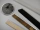 Rigid Metal Back Strip Brushes , Metal Channel Strip Brushes 3.2mm Width