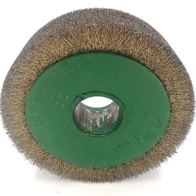 8 Inch Cylinder Industrial Roller Brushes Steel Wire Material For Rust Removal