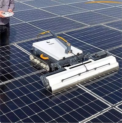 Autonomous Industrial Solar Panel Energy Dry Cleaning Robot Rotary ...