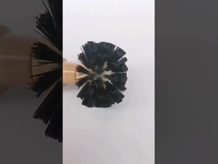 Coffee Machine Powder Bowl Cleaning Brush Solid Wood Handle