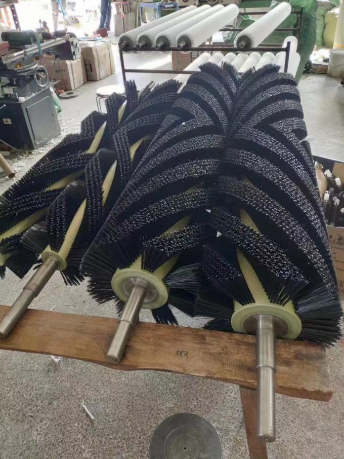 PP Bristle Black Conveyor Brush Roller