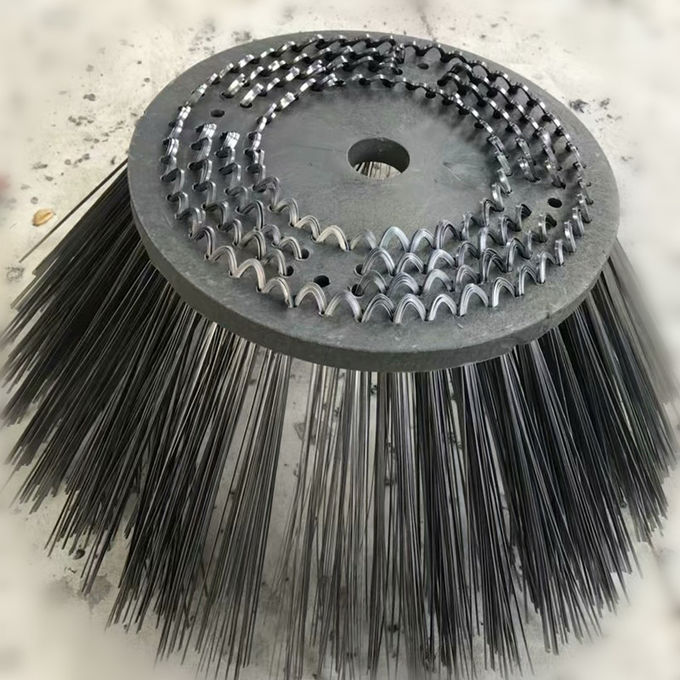 600mm Dia Steelwire Side Broom Kubota Recycled Street Sweeper Brushes
