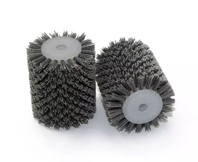 150mm OD Stainless Steel Cylinder Wire Industrial Roller Brushes 150x32mm