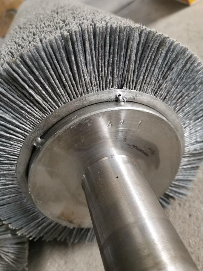Cylindrical Brush Sander PP Wire For Industrial Nylon Wire Brush Roller