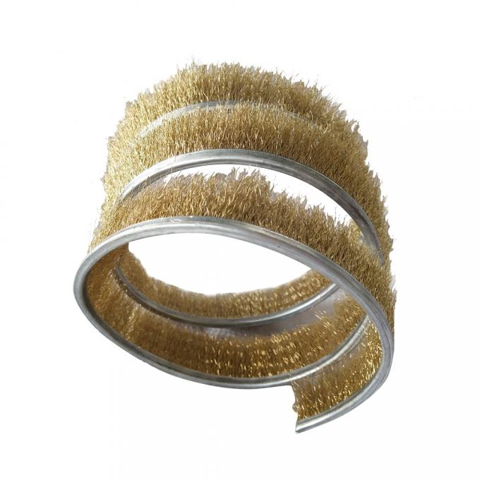 Inward Cleaning Industrial Nylon Spiral Brush Abrasive PP